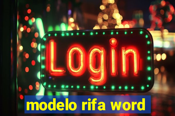 modelo rifa word